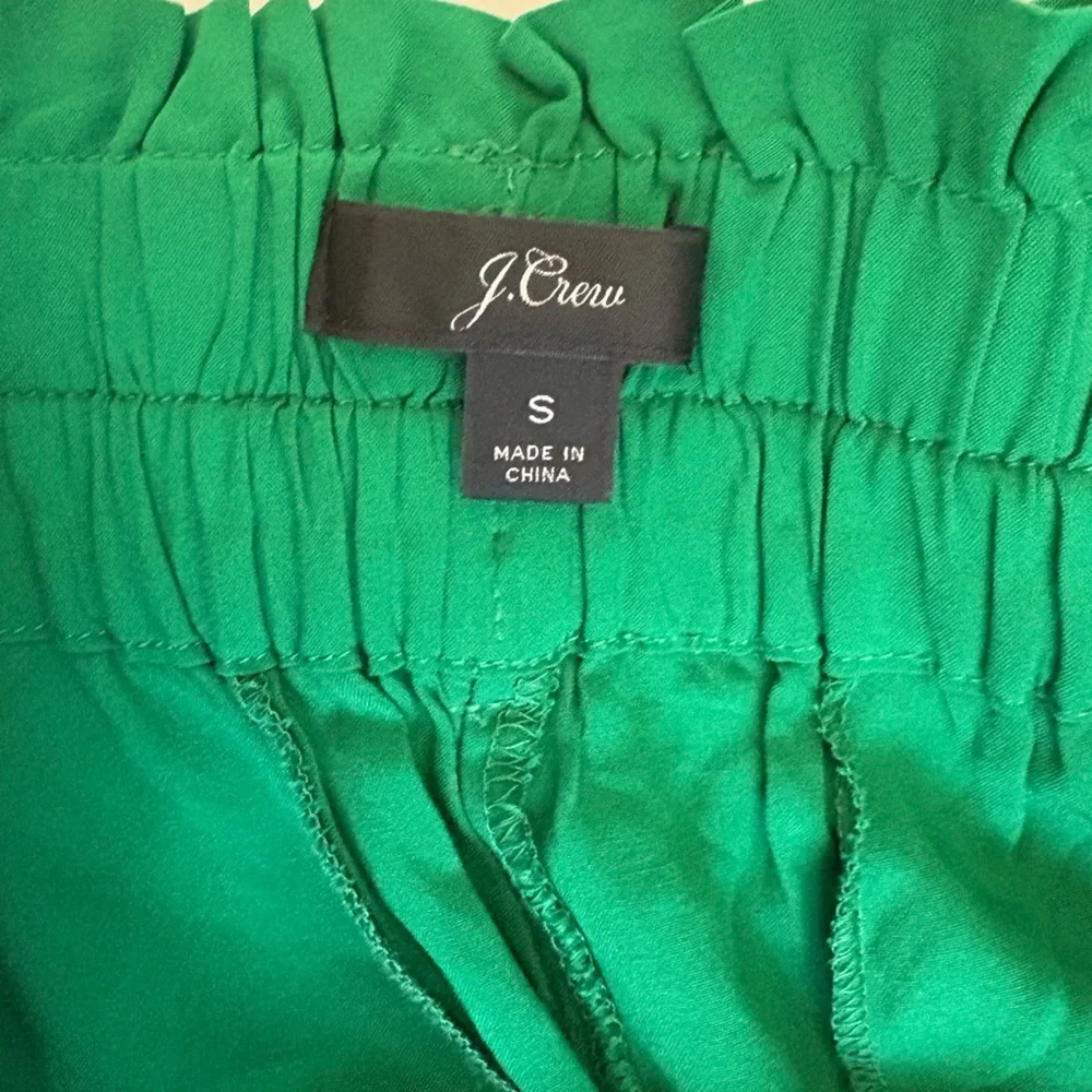 J. Crew - Women's paper Bag Waist Tie Shorts - Size Small - Kelly Green‎